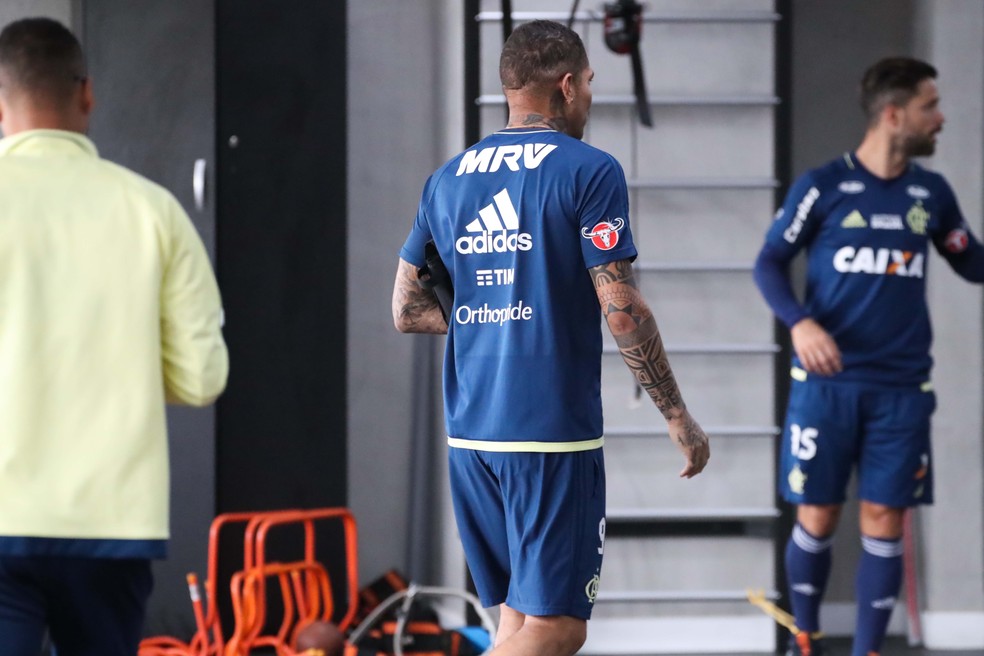 Guerrero no Ninho do Urubu (Foto: Gilvan de Souza)