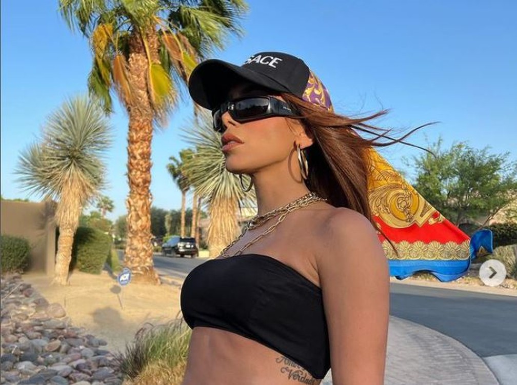 Anitta no pós-Coachella. — Foto: Reprodução/Instagram