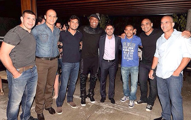 Cigano, José Aldo e Marcio Tannure, UFC (Foto: Divulgação)