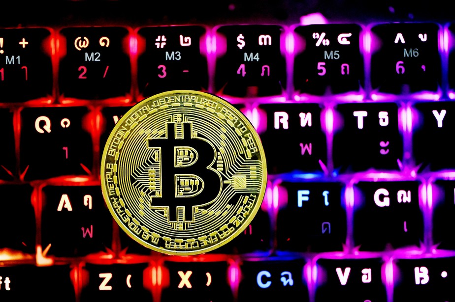 Bitcoin no teclado