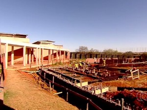 Obras em centros de internação estão atrasadas em Goiás (Foto: Reprodução/ TV Anhanguera)