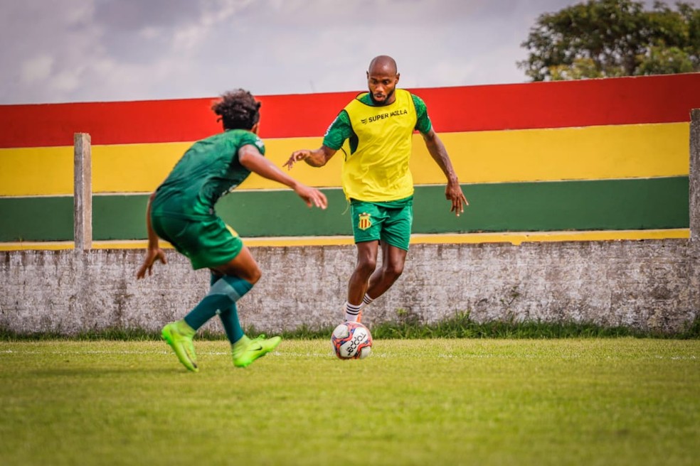  Sampaio em preparação para confronto diante do CRB no CT José Carlos Macieira — Foto: John Tavares / Sampaio Corrêa