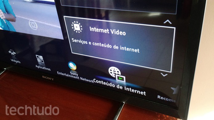 Procure pela função "Conteúdo de Internet" (Foto: Felipe Alencar/TechTudo)