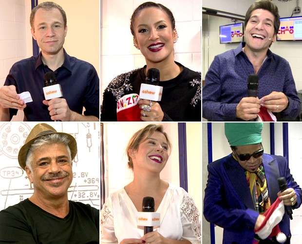 Família The Voice Brasil troca trollagem em inimigo oculto divertido de natal (Foto: TV Globo)