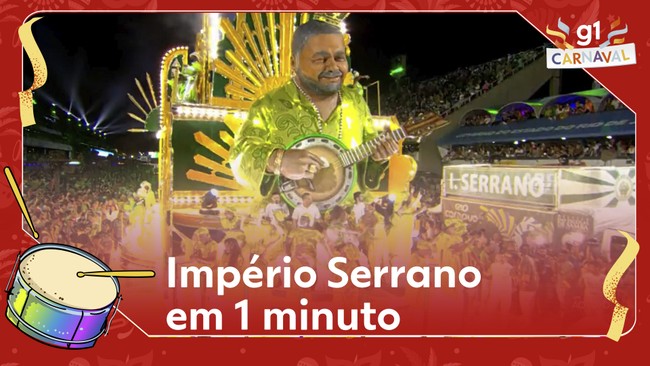 Império Serrano em 1 minuto: a emoção de Arlindinho e a musa Quitéria Chagas