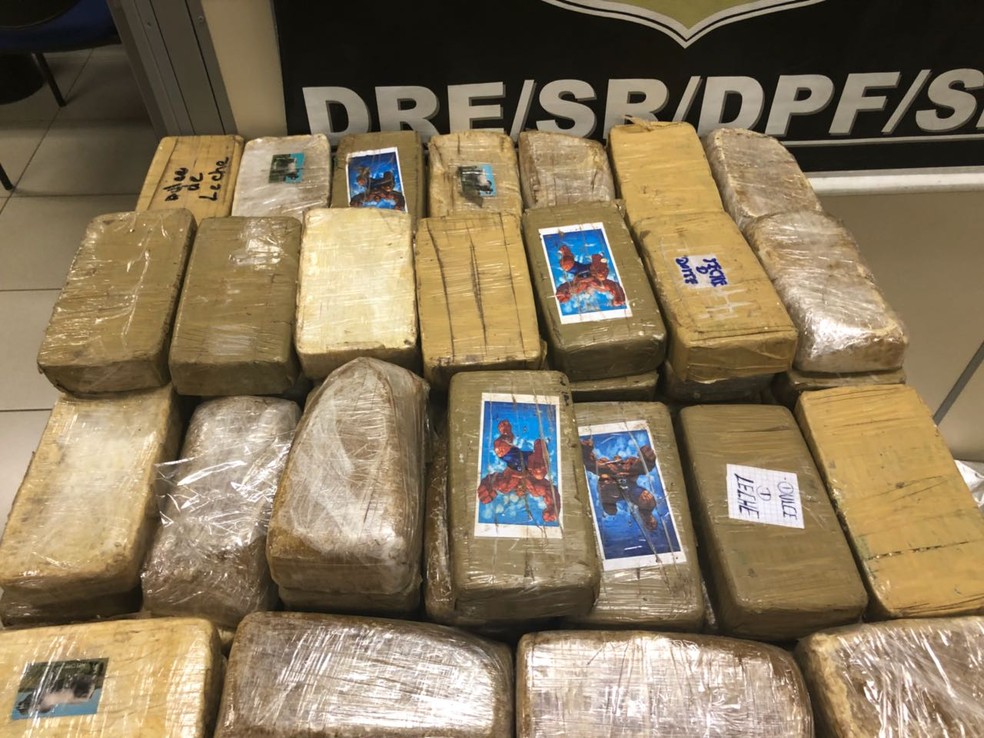 Drogas apreendidas durante a investigação da Operação Granel da Polícia Federal — Foto: Polícia Federal de Piracicaba