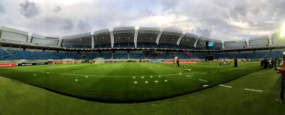Arena das Dunas recebe Santa Cruz de Natal x América-RN — Foto: Alexandre Lago