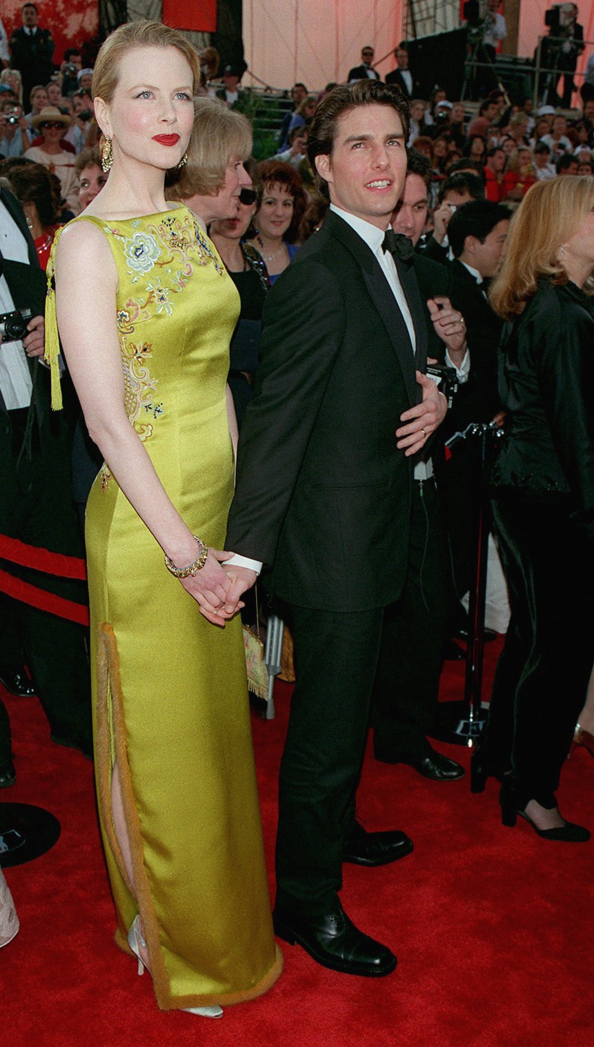 Nicole Kidman e Tom Cruise no Oscar de 1997 (Foto: Getty Images)