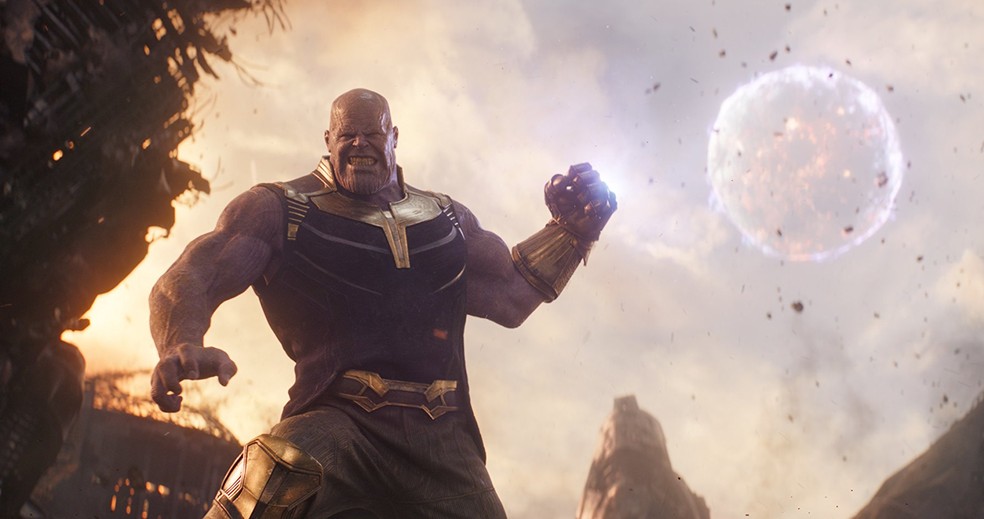 Josh Brolin é o titã Thanos em 'Vingadores: Guerra Infinita' — Foto: Divulgação
