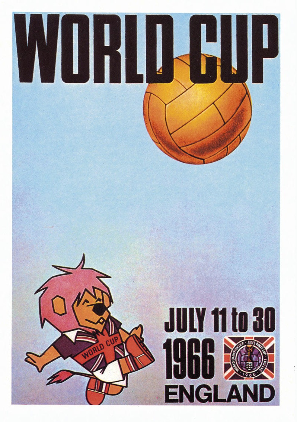 Pôster Copa do Mundo 1966 — Foto: Divulgação/Fifa