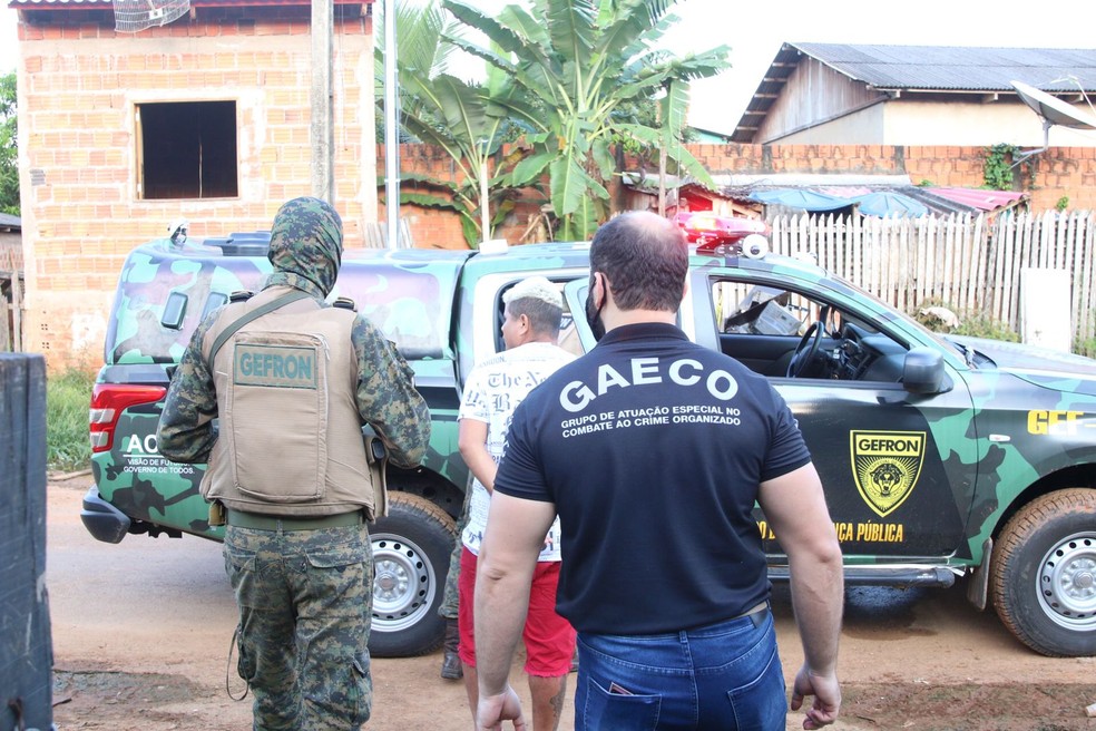 Gaeco e Segurança Pública cumprem mais de 120 mandados no Acre — Foto: Asscom/MP-AC