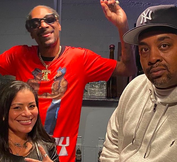 O rapper Eric B. com o amigo Snoop Dogg (Foto: Instagram)