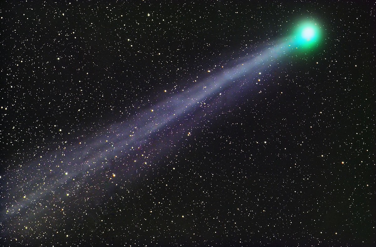 Conhecido como Lovejoy, o cometa C/2014 Q2 foi descoberto em agosto de 2014 (Foto: Wikimedia/John Vermette)