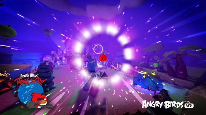 Angry Birds VR traz uma experiência de voo em realidade virtual (Foto: Divulgação)