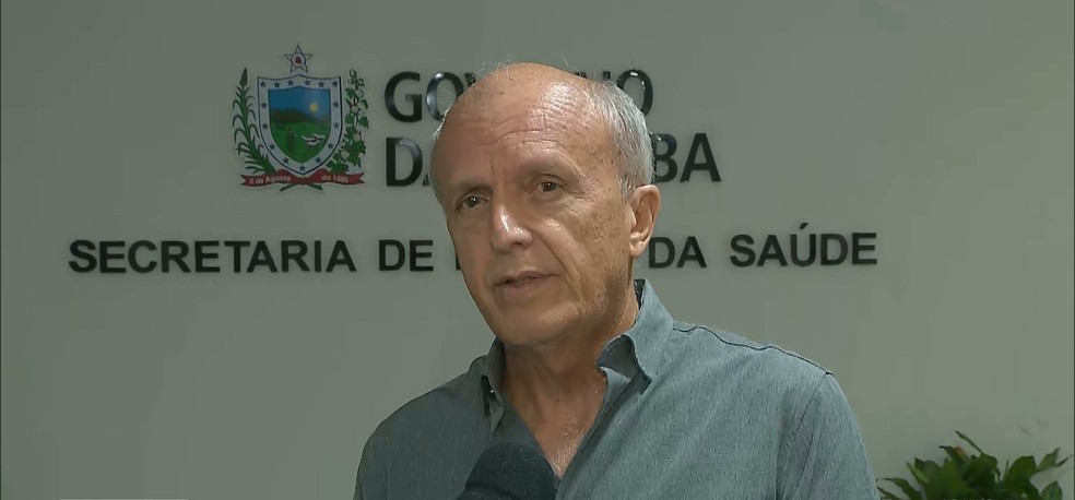 Geraldo Medeiros, secretário de Saúde da Paraíba, confirmou que reunião acontecerá às 15h desta quinta-feira — Foto: Reprodução / TV Cabo Branco