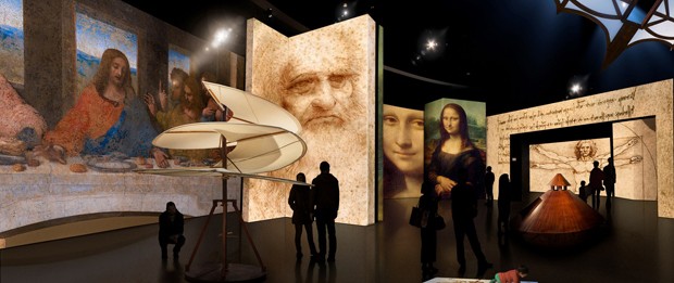 São Paulo ganha 1º espaço imersivo da América Latina e inaugura com mostra sobre Leonardo da Vinci  (Foto: Divulgação)