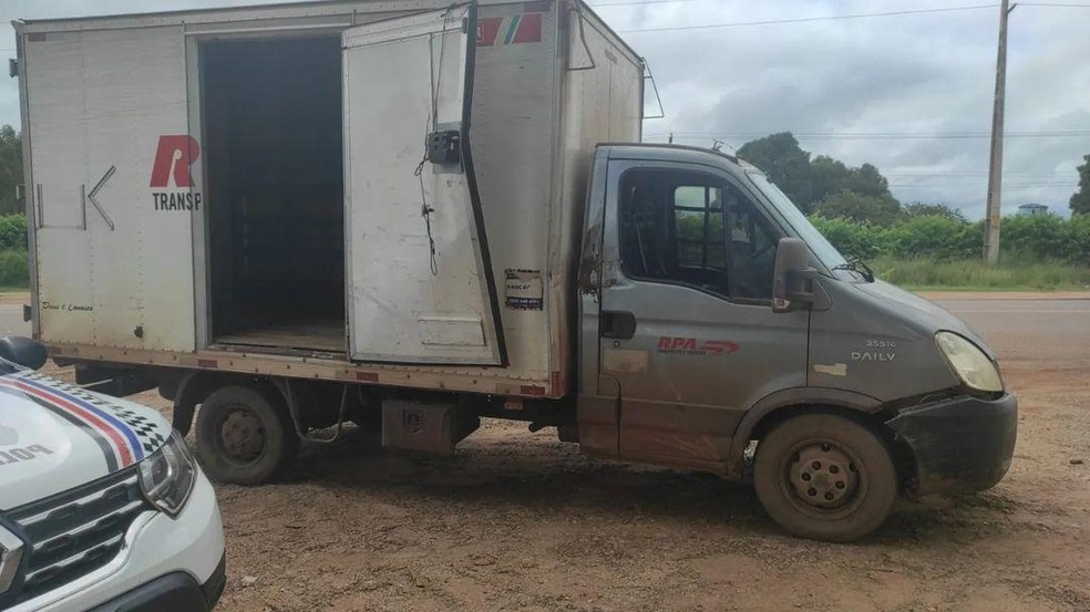 Caminhão com carregamento de armas é roubado em Açailândia — Foto: Divulgação