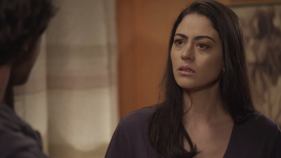 Waleska ouve poucas e boas de Elmo (Foto: TV Globo)