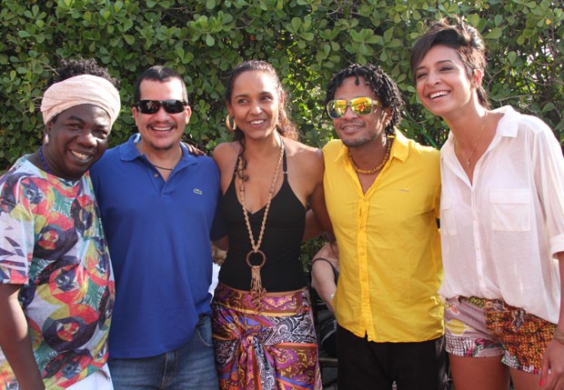 Aloisio Menezes, André Lelys, Carla Visi, Magary Lord e Dani Morais (Foto: Uran Rodrigues)