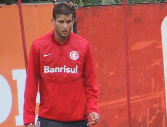 Rafael Moura centroavante Inter (Foto: Tomás Hammes / GloboEsporte.com)