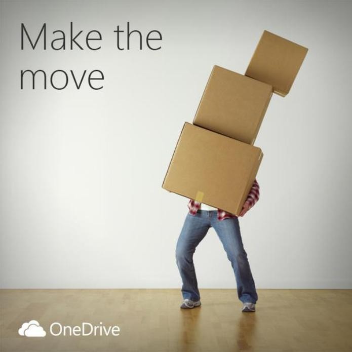 Onedrive oferece 100 GB de espa?o livre para os usu?rios do Dropbox (Foto: Reprodu??o/The Next Web)