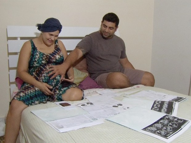 Maike e Marci falam sobre o desejo de serem pais e a luta contra o câncer (Foto: Reprodução/ TV Morena)
