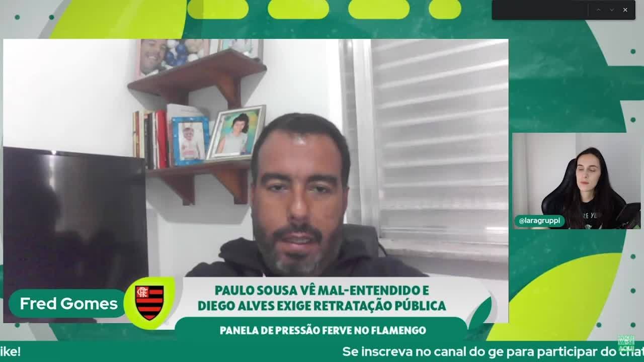'O Flamengo precisa se pronunciar', diz Fred Gomes sobre situação do clube