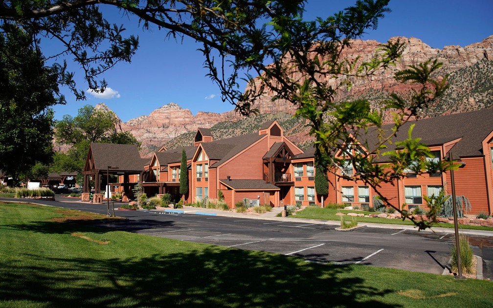 Fachada do restaurante The Inn at Little Washington, no estado de Virginia, nos Estados Unidos, em foto de 14 de maio  — Foto: Win McNamee/Getty Images/AFP