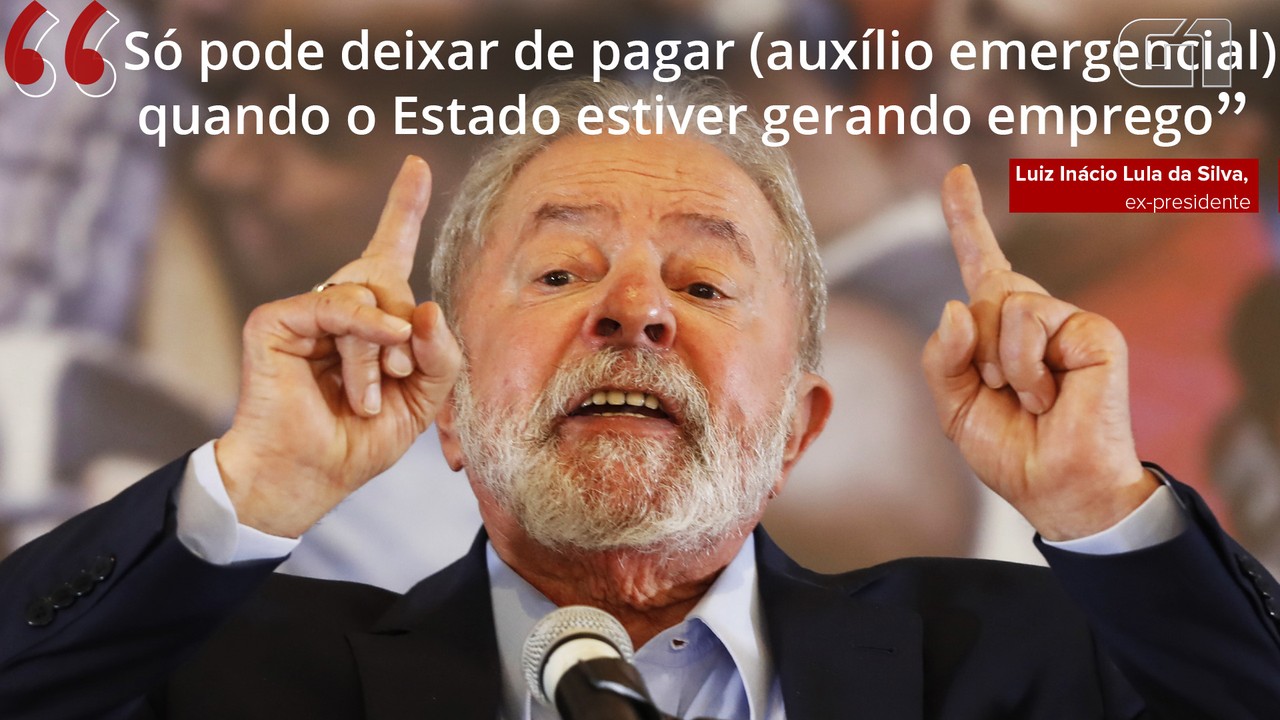 VÍDEO: 'Só pode deixar de pagar quando o Estado estiver gerando emprego', diz Lula sobre auxílio emergencial