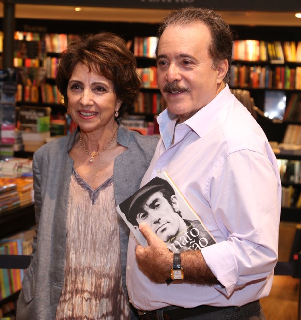 Tony Ramos e a mulher, Lidiane Barbosa  (Foto: Anderson Borde/AgNews)