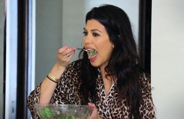 Kourtney Kardashian faz o tipo "sem glútem, sem lactose" (Foto: Reprodução)