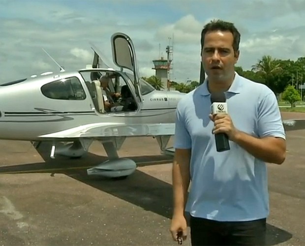 Fabiano Villela participa de buscas por biomotor desaparecido em selva (Foto: Mais Você/ TV Globo)