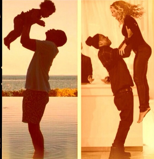 Beyonce e Blue Ivy: tal mãe, tal filha (Foto: Reprodução/Instagram)