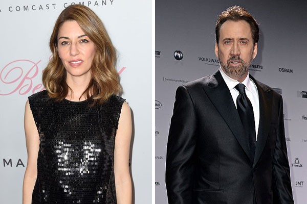 Os primos Sofia Coppola e Nicolas Cage (Foto: Getty Images)