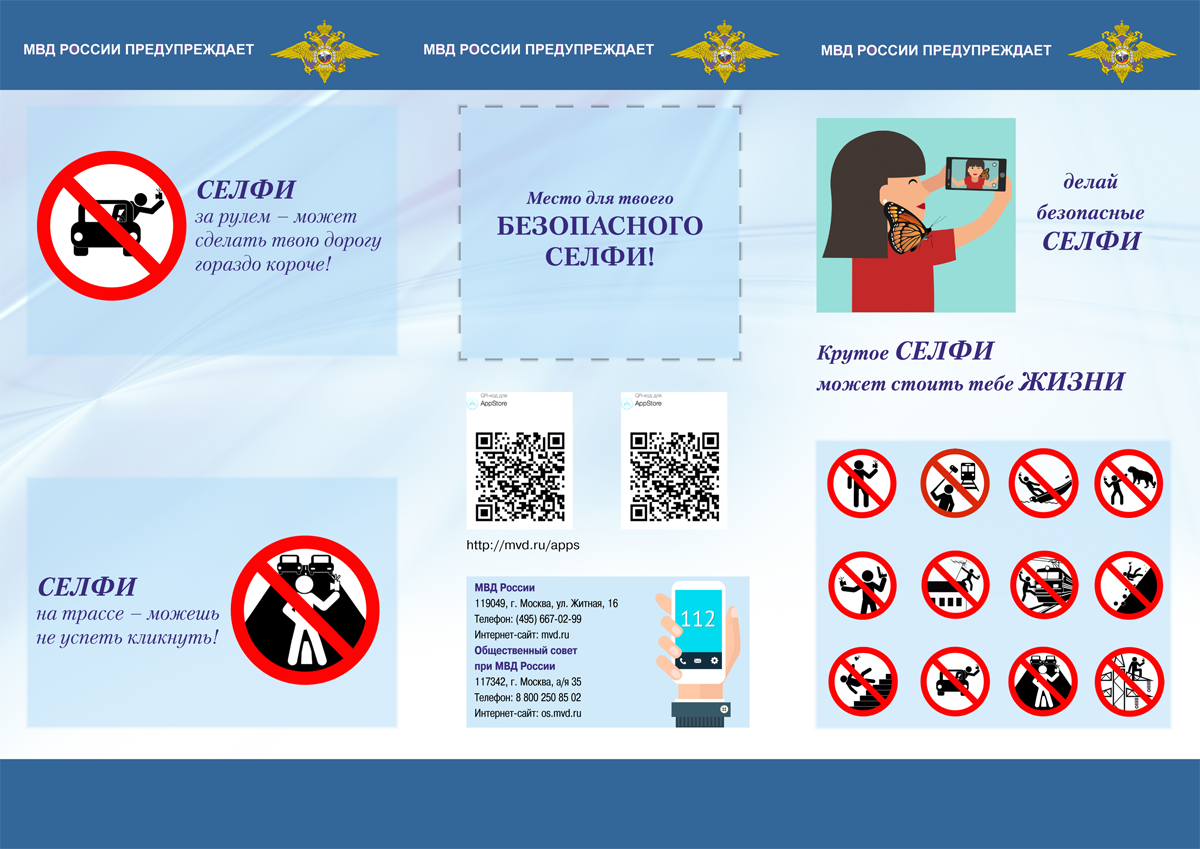 Manual dá dicas de como se fotografar sem sofrer acidentes (Foto: Reprodução/Governo da Rússia)
