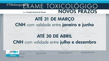 Contran prorroga prazo para exame toxicológico