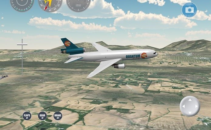 Simulador de voo conta com gráficos leves e missões variadas (Foto: Divulgação / Quantum Design)