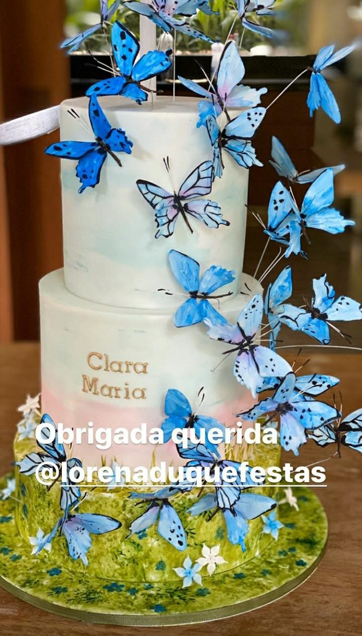 Bolo de aniversário de Clara Maria (Foto: Reprodução/Instagram)