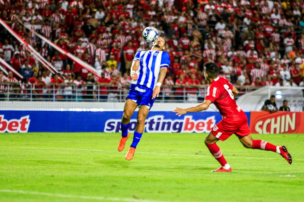 Richard Franco fez o gol do CSA no clássico de 2020 — Foto: Ailton Cruz/Gazeta de Alagoas
