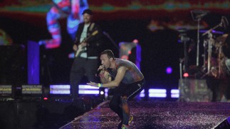 Show da banda Coldplay, no Rock in Rio 2022 — Foto: Alexandre Cassiano/Agência O Globo