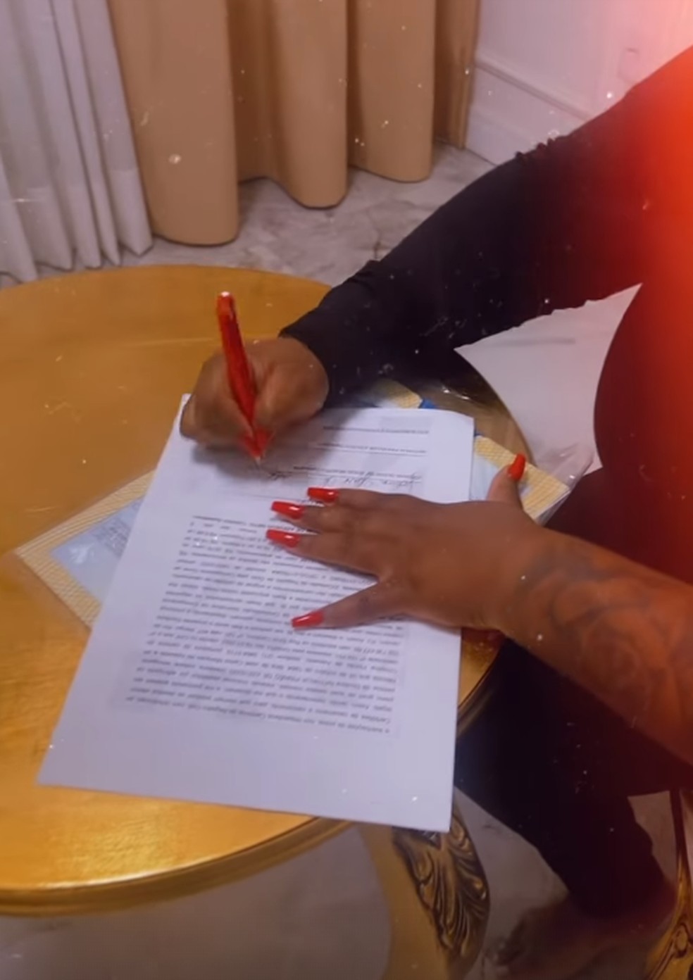 Jojo Todynho assina o divórcio — Foto: Reprodução Instagram