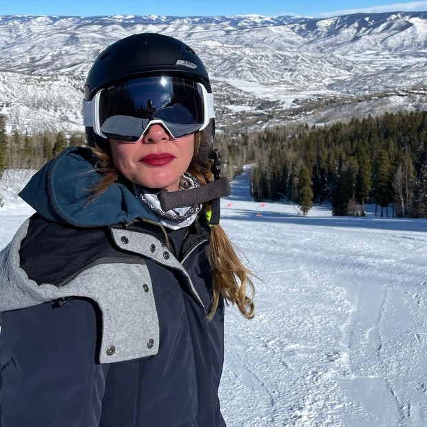 Luciana Gimenez curte neve no Colorado, EUA (Foto: Reprodução/Instagram)