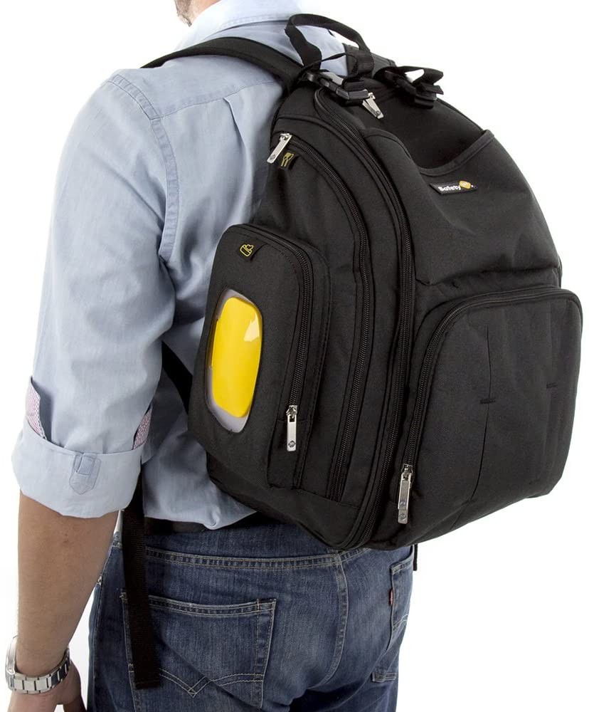Mochila Back'Pack Safety 1st apresenta revestimento térmico interno e porta-chaves no compartimento frontal (Foto: Reprodução/Amazon)