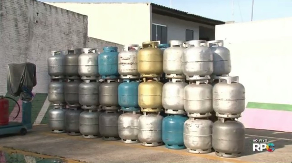 Revendas de gás no noroeste têm dificuldade para normalizar estoque do produto (Foto: Reprodução/RPC)