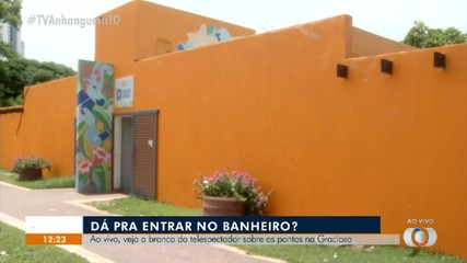 Veja como está a situação dos banheiros da Praia da Graciosa