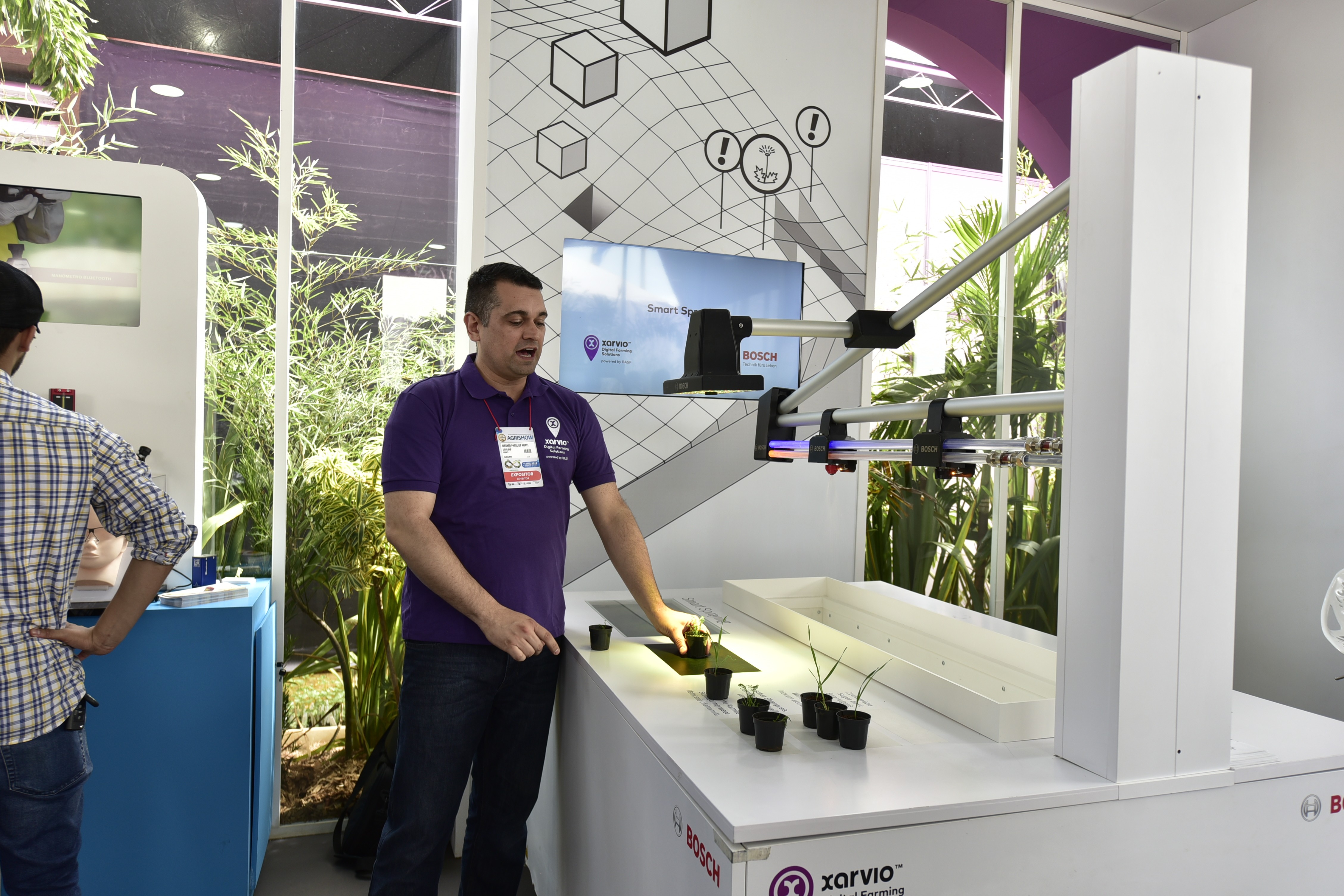 Sensor Smart Spraying, da Xarvio, exibido na Agrishow 2019 (Foto: Divulgação/Xarvio/Basf)