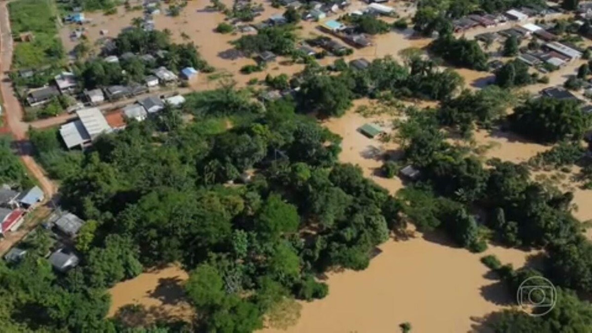 Chuva afeta milhares de pessoas no Acre e no Tocantins