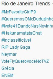 Trending Topics no Rio às 17h09 (Foto: Reprodução/Twitter.com)