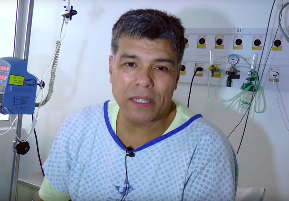 Mauricio Mattar passou por cateterismo em hospital de Botucatu (SP) — Foto: Divulgação