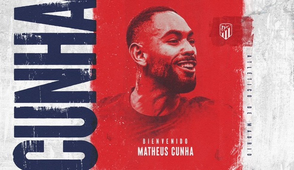 Matheus Cunha, novo refor�o do Atl�tico de Madrid � Foto: DIVULGA��O
